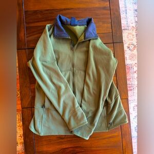 Mountain Hardwear Olive Green Full-Zip Jacket